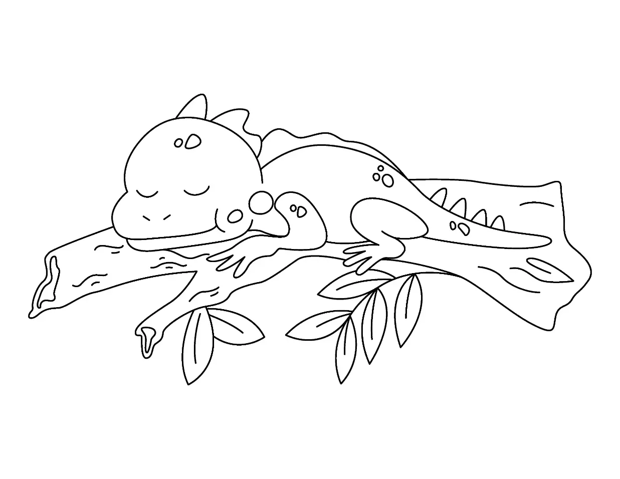 Free Lizard Picture To Color In