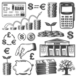 Free Money Picture To Color In