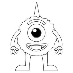 Free Monster Picture To Color In
