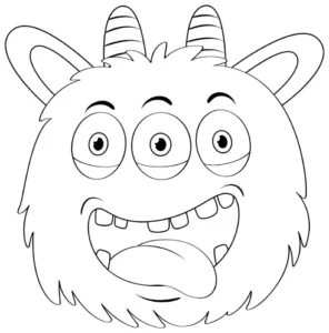Free Monster Picture To Color In