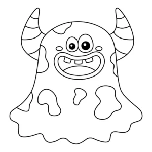 Free Monster Picture To Color In