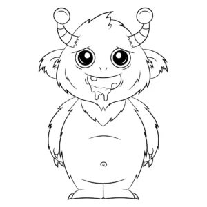 Free Monster Picture To Color In