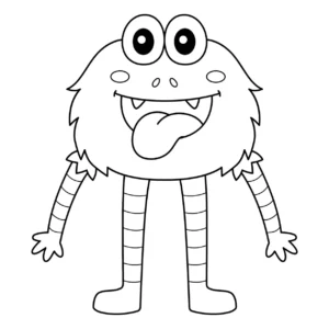 Free Monster Picture To Color In