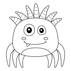 Free Monster Picture To Color In
