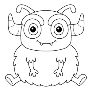 Free Monster Picture To Color In