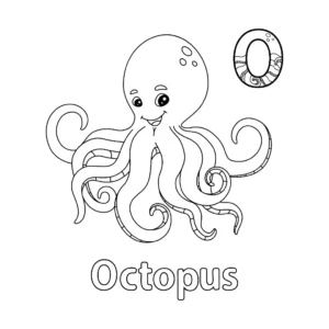 Free Octopus Picture To Color In