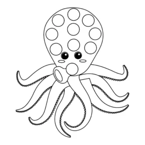 Free Octopus Picture To Color In