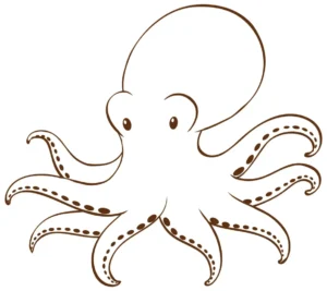 Free Octopus Picture To Color In