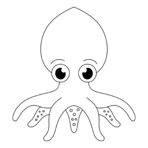 Free Octopus Picture To Color In