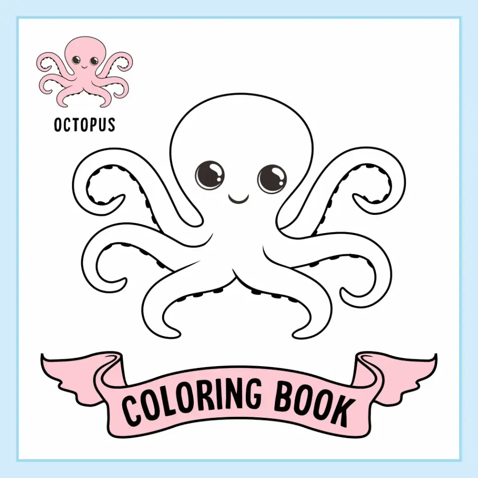 Free Octopus Picture To Color In