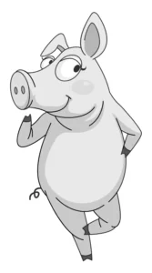 Free Pig Picture To Color In