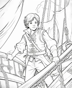 Free Pirate Picture To Color In