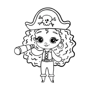 Free Pirate Picture To Color In