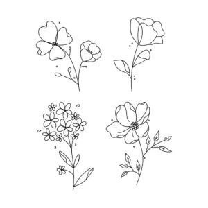 Free Plants And Flowers Picture To Color In