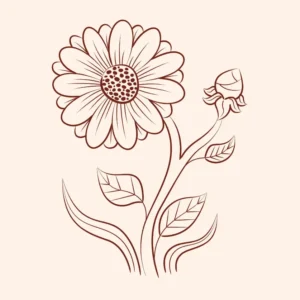 Free Plants And Flowers Picture To Color In