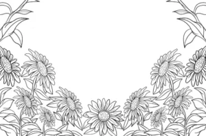 Free Plants And Flowers Picture To Color In