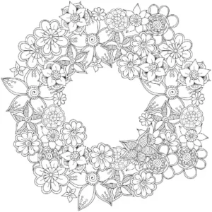 Free Plants And Flowers Picture To Color In