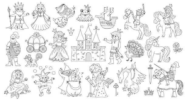 Free Princess Picture To Color In