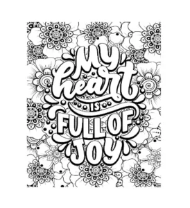 Free Quotes and Phrase Picture To Color In