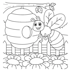 Free Rabbit Picture To Color In
