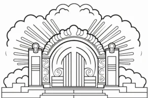 Free Religion Picture To Color In