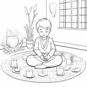 Free Religion Picture To Color In