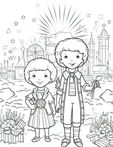 Free Religion Picture To Color In
