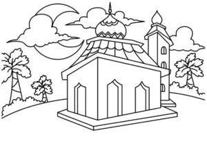 Free Religion Picture To Color In