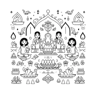 Free Religion Picture To Color In