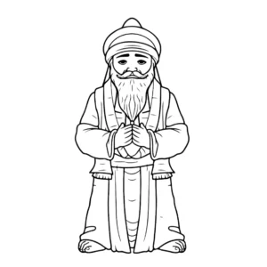 Free Religion Picture To Color In