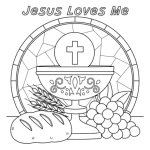Free Religion Picture To Color In
