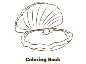 Free Shell Picture To Color In