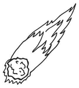 Free Space And Planets Picture To Color In