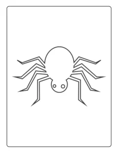 Free Spider Picture To Color In