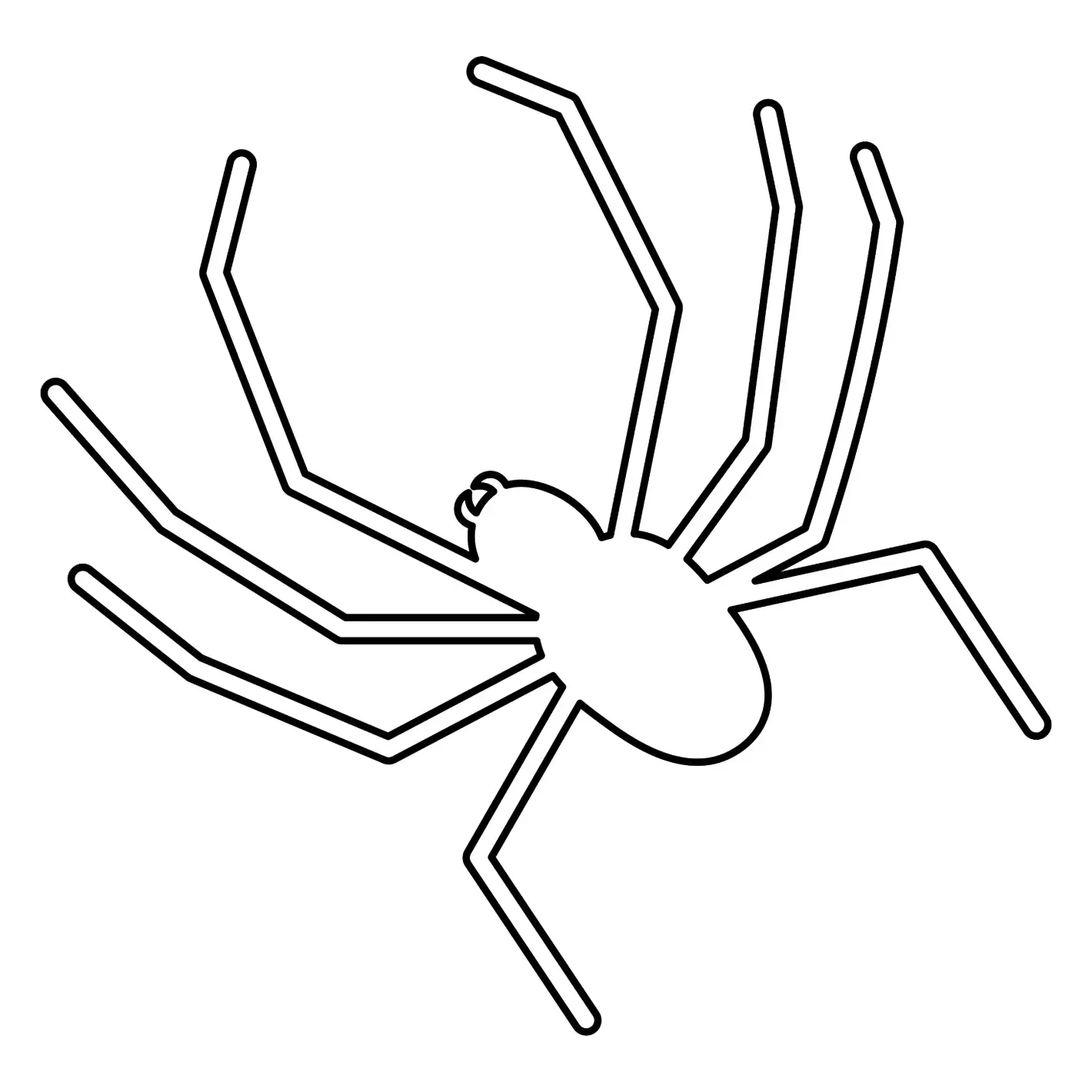 Free Spider Picture To Color In