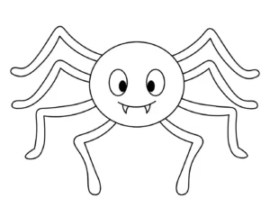 Free Spider Picture To Color In