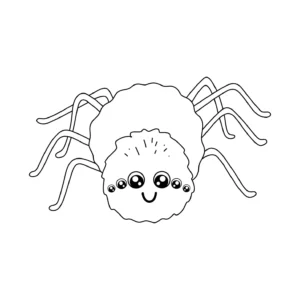 Free Spider Picture To Color In