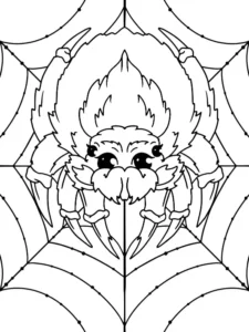 Free Spider Picture To Color In