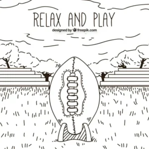 Free Sport Picture To Color In