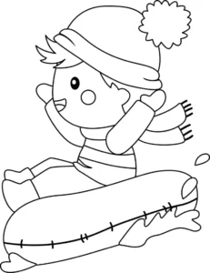 Free Sport Picture To Color In