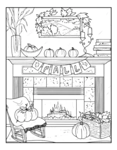Free Thanksgiving Picture To Color In