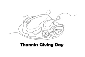 Free Thanksgiving Picture To Color In