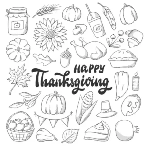 Free Thanksgiving Picture To Color In