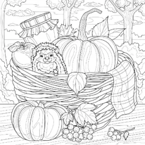 Free Thanksgiving Picture To Color In