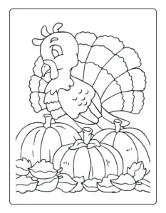 Free Thanksgiving Picture To Color In