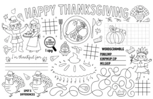Free Thanksgiving Picture To Color In