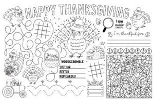 Free Thanksgiving Picture To Color In