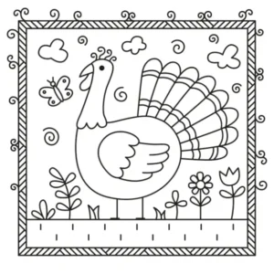 Free Thanksgiving Picture To Color In