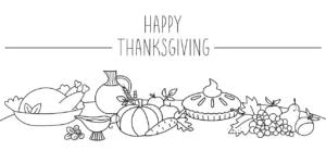 Free Thanksgiving Picture To Color In