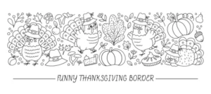 Free Thanksgiving Picture To Color In